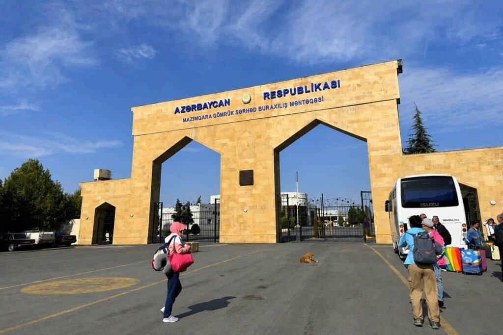Mazımqara–Lagodekhi border crossing between Azerbaijan and Georgia
