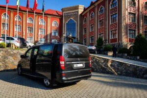 Private transfer from Baku to Sheki by Mercedes minivan
