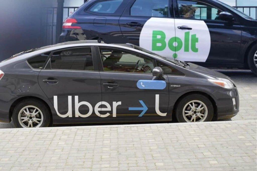 Uber and Bolt taxi services in Baku