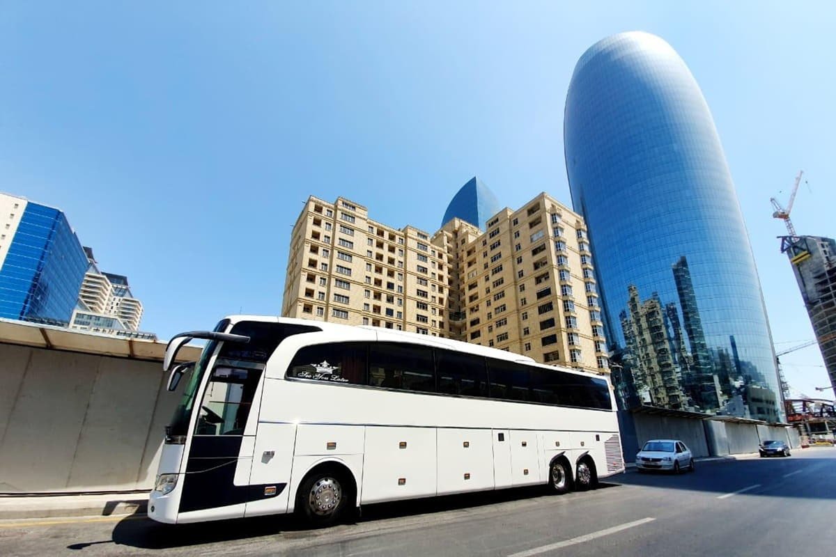 55 seater bus rental in Baku