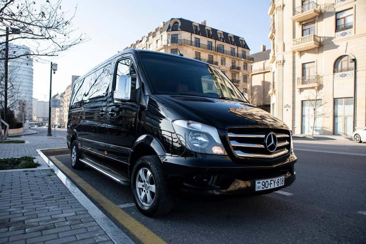 8 seater minibus rental in Tbilisi near white city