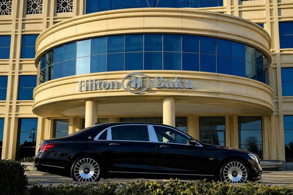 Mercedes Maybach luxury hotel transfer in Baku