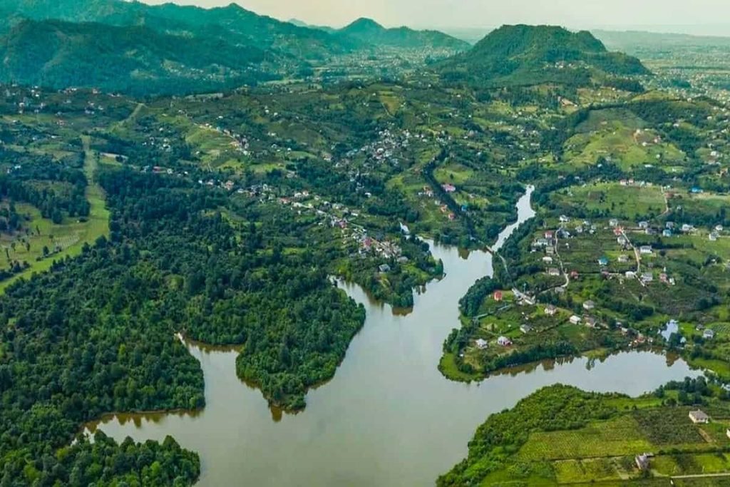 View of Astara, Azerbaijan