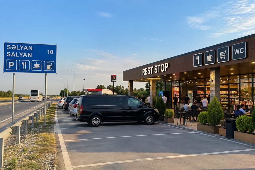 Short Rest Stop in Salyan